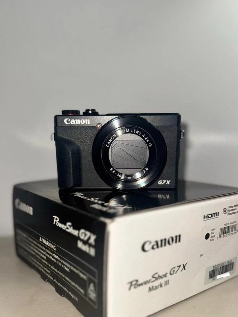 Canon PowerShot G7 X Mark III Black 20.1MP 4K